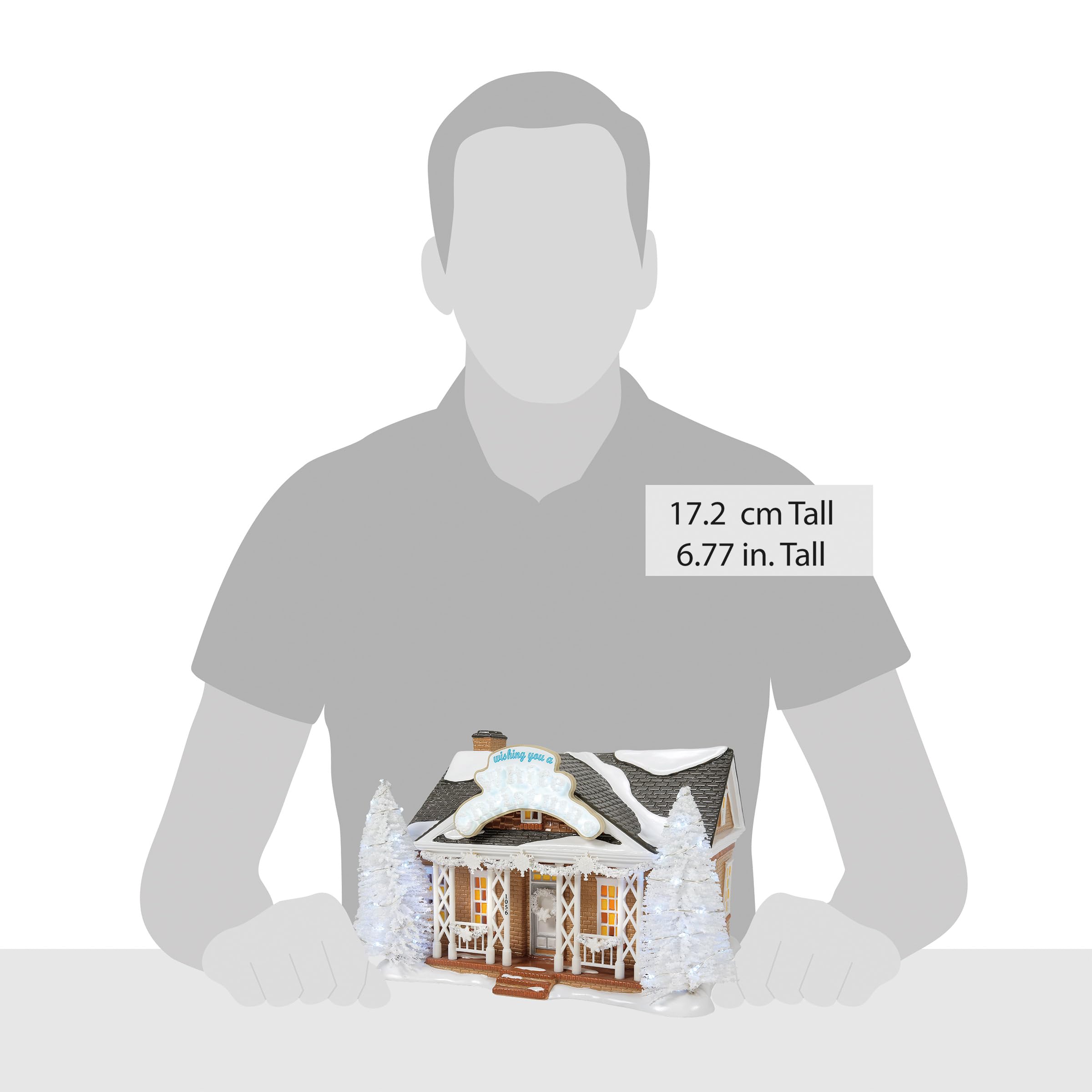 Amazon.com: Department 56 Snow Village 1056 Christmas Lane House